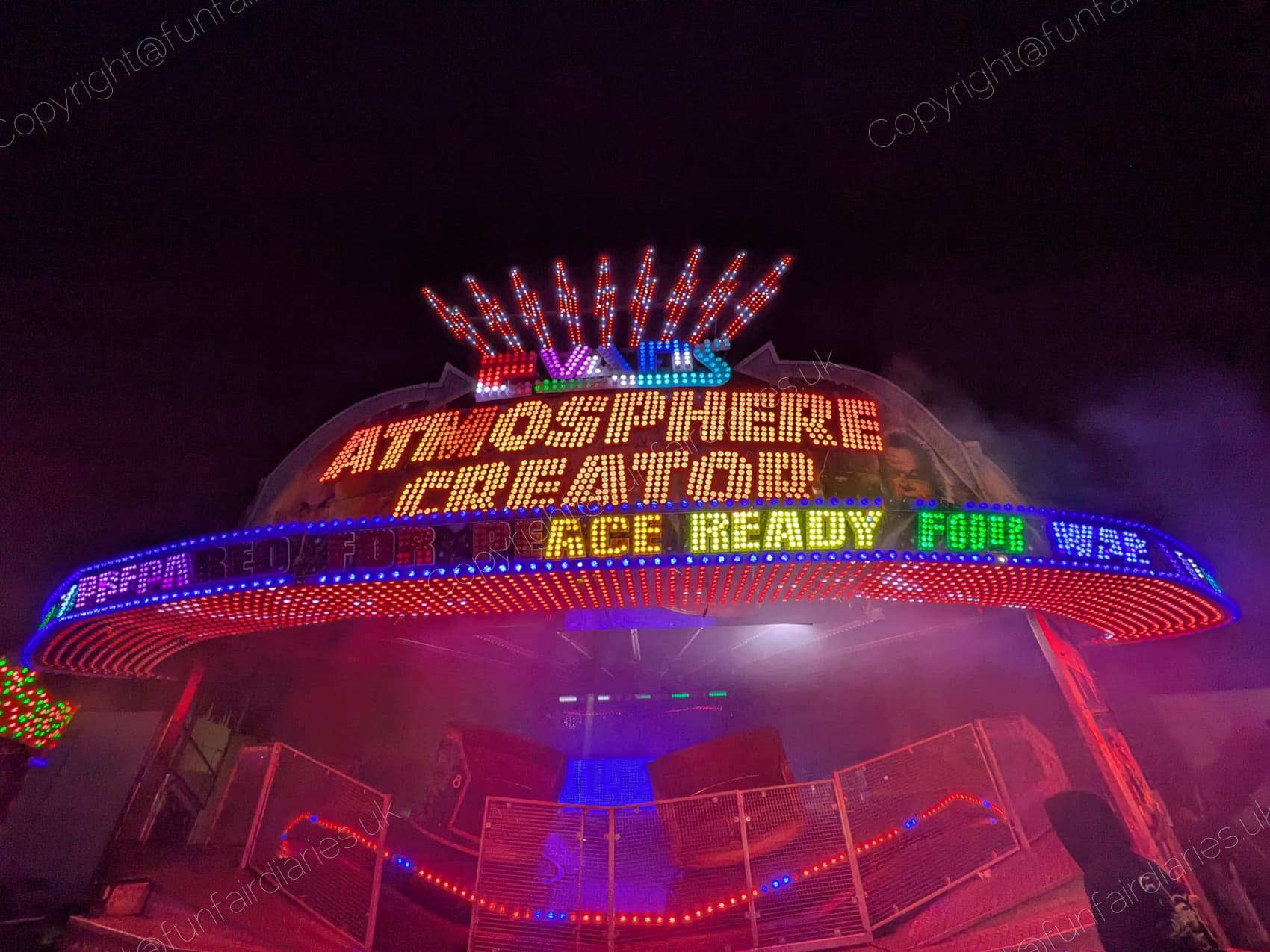 Albert Evans Atmoshere Creator running at Boston World Of Fun